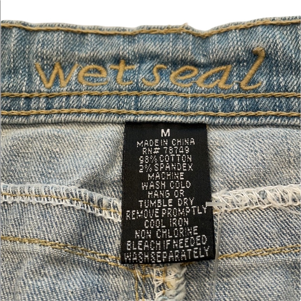 Wet Seal Mini Denim Skirt - Picture 9 of 9